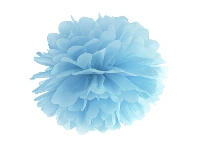 Vaaleansininen pompom koriste