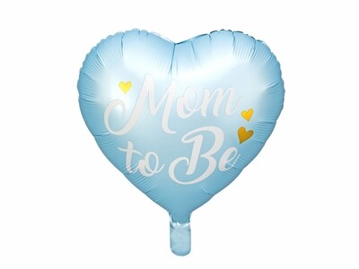 Vaaleansininen ilmapallo baby shower juhliin