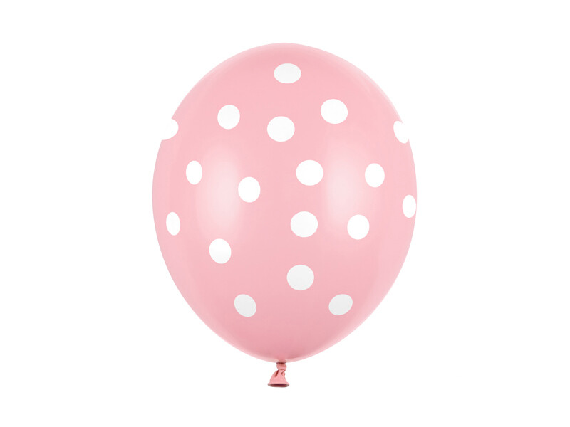 Vaaleanpunaiset ilmapallot baby shower juhliin