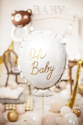 Baby ilmapallo baby shower kutsuille