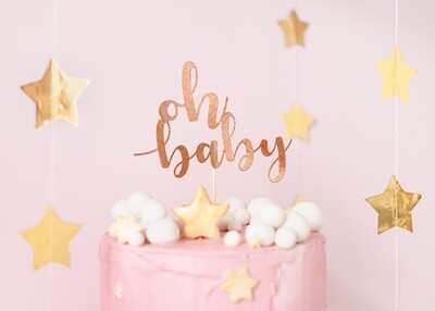 Kakkukoriste baby shower juhliin