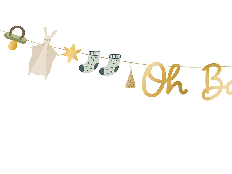 Baby shower juhliin koristenauha