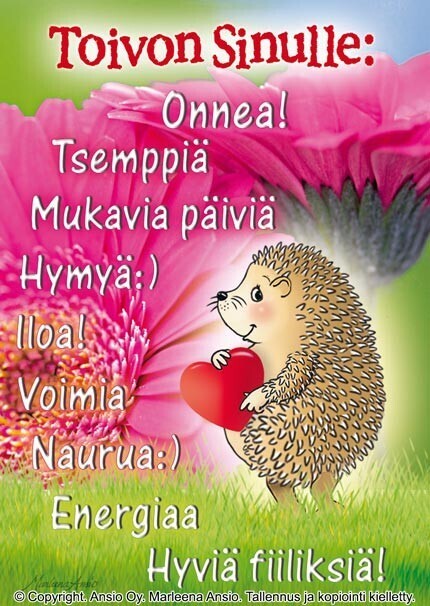 Suomalainen kortti baby shower lahjaan