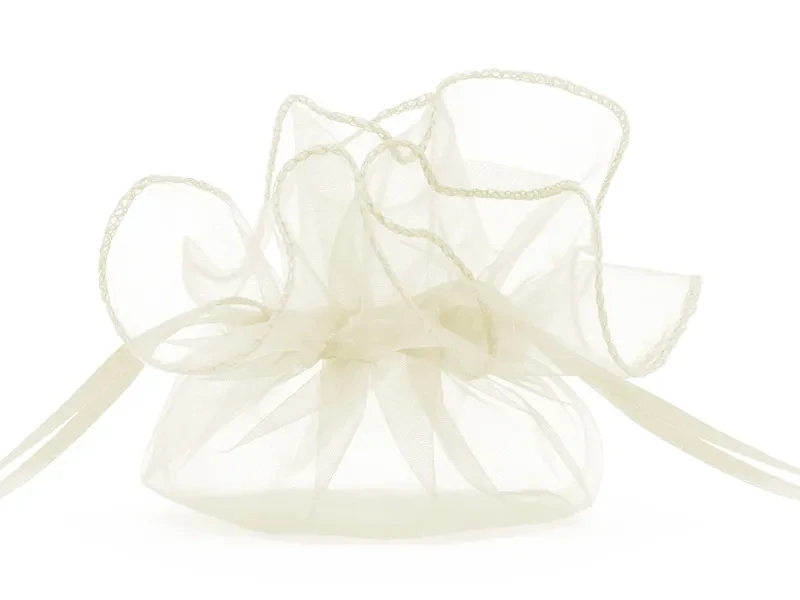 Organzapussukka 10kpl, 25cm, kerma