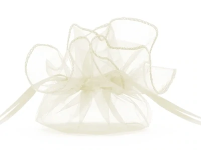 Organzapussukka 10kpl, 25cm, kerma