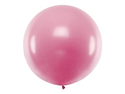 Pyöreä ilmapallo 1m, pinkki