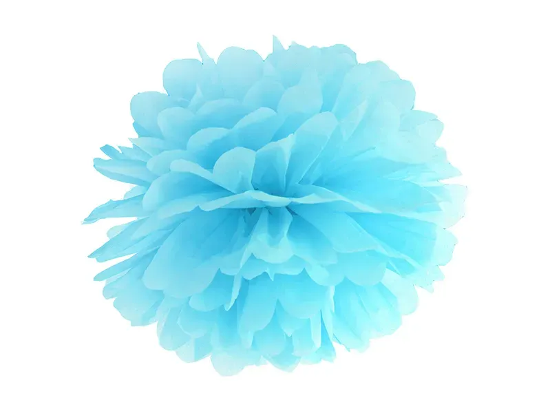 Vaaleansininen pompom koriste