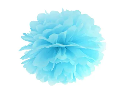 Vaaleansininen pompom koriste