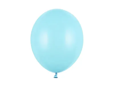 Vaaleansiniset ilmapallot baby showereille