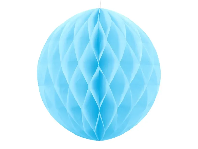 Vaaleansininen hunajakenno koriste