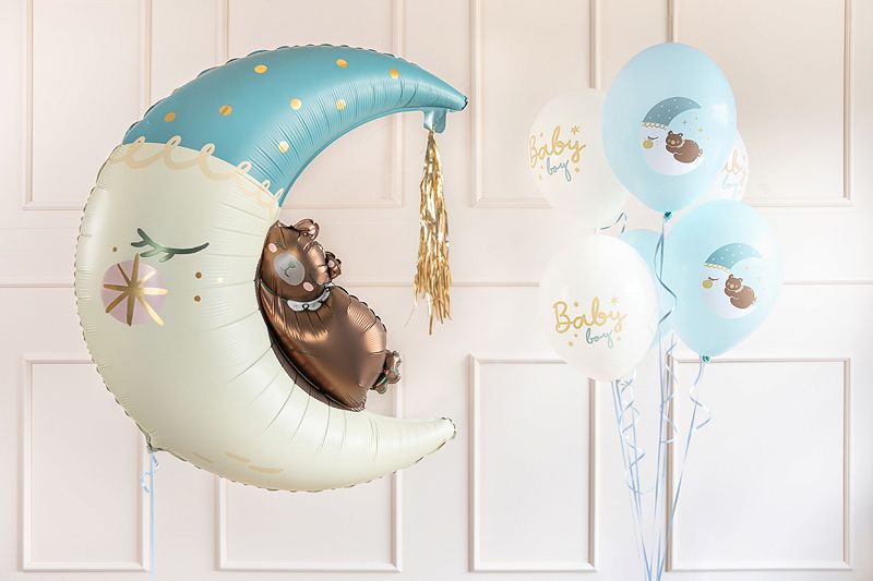 Ilmapallot Baby Boy, vaaleansininen 6kpl