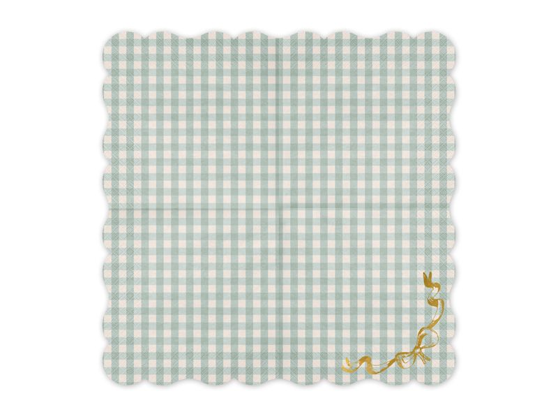 Lautasliinat 12kpl, 33x33cm, vihreä