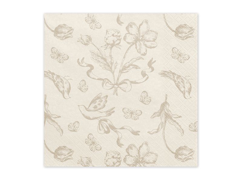 Lautasliinat 12kpl, 33x33cm, beige