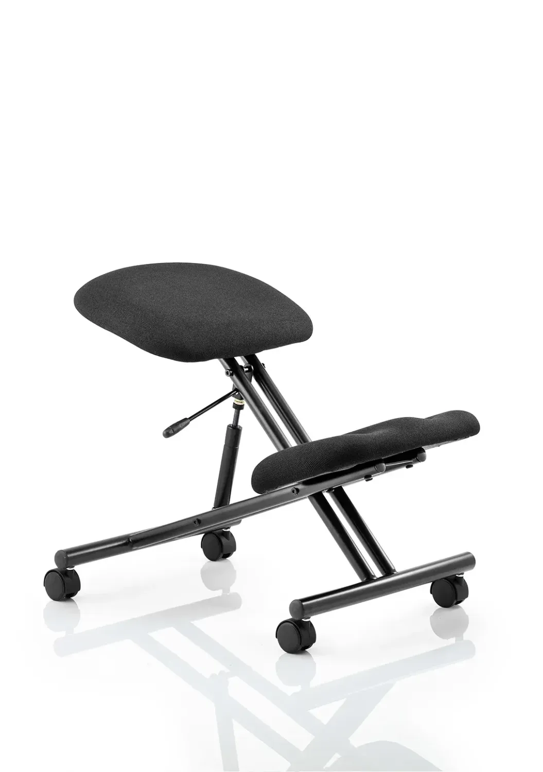 Kneeling Stool, SELECT THE TYPE OF STOOL: Kneeling Stool (Black Frame/Black Fabric)