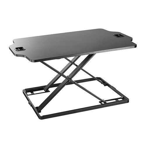 Ultra Slim Gas-Sprung Sit-Stand Laptop Workstation