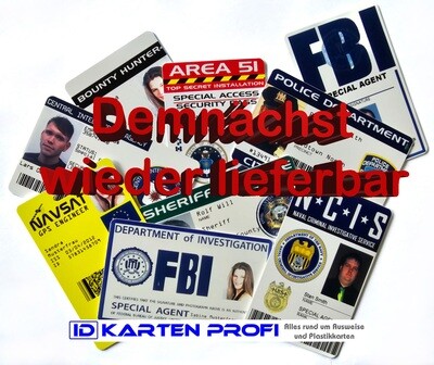 FBI Ausweis mit Foto
