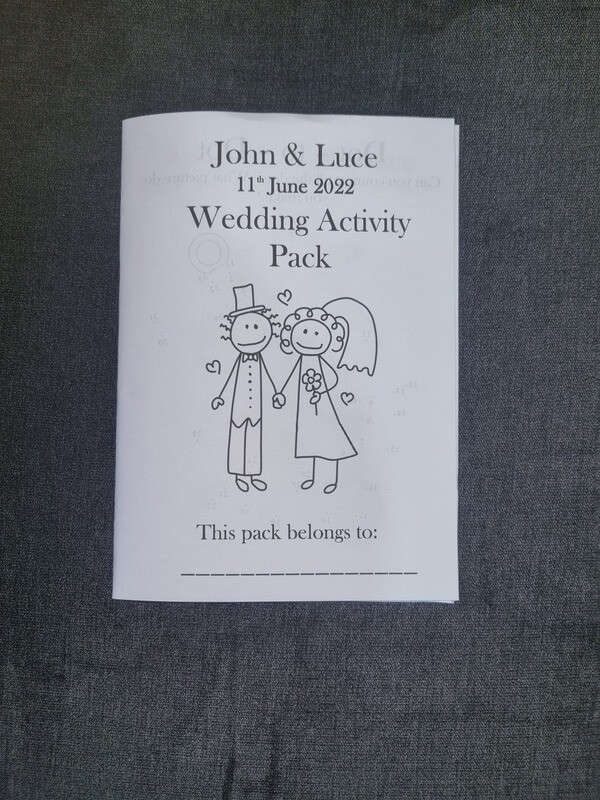 Wedding Activity Packs
