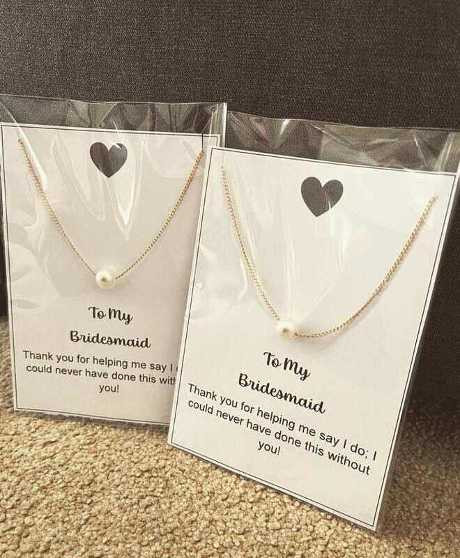 Gift Necklaces Silver or Gold