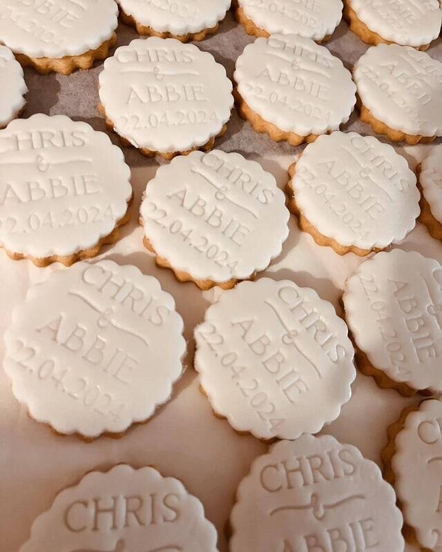 Personalised Wedding Biscuits