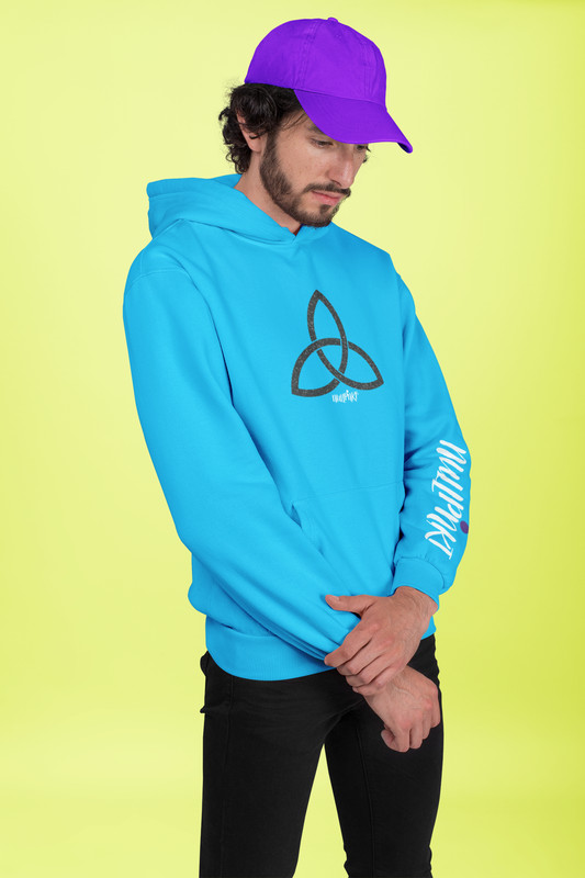 Nullpnkt his Hoodie Trinität Black Glitzer