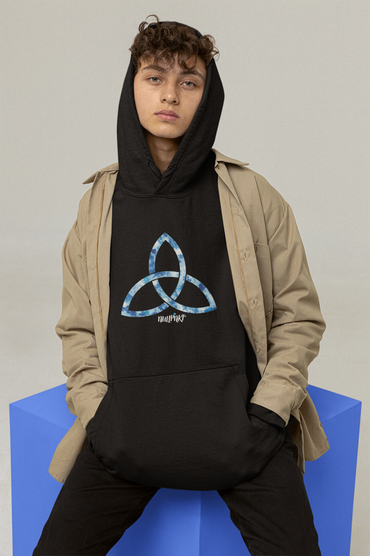 A Nullpnkt his Hoodie Trinität Blau
