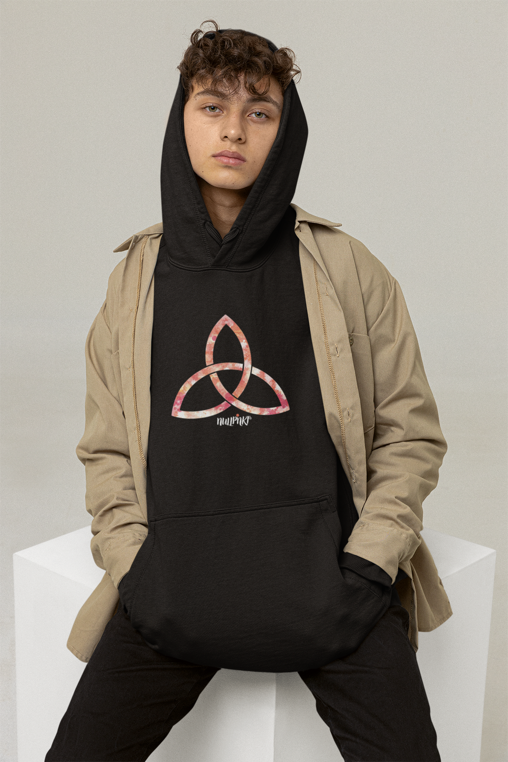 A Nullpnkt his Hoodie Trinität Orange