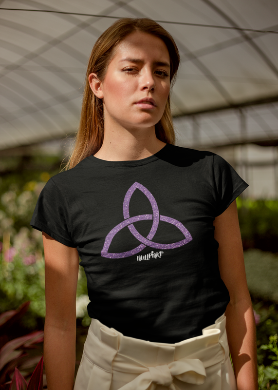 Nullpnkt her T-Shirt Trinität Lila