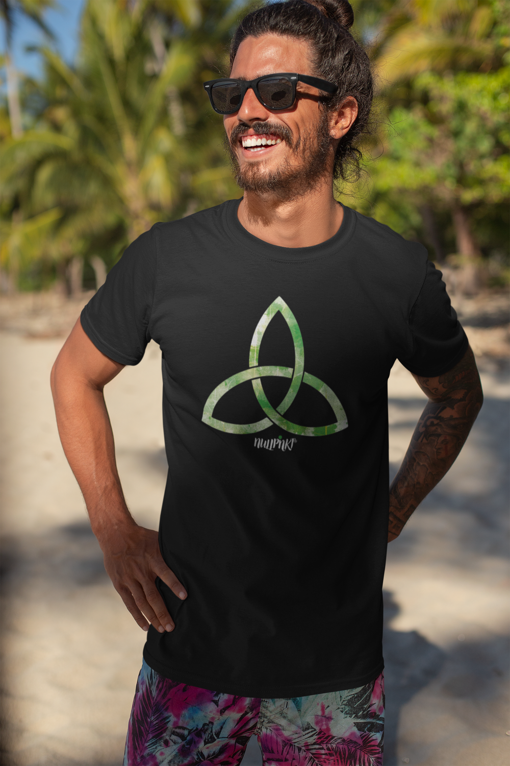 Nullpnkt his T-Shirt Trinität Grün