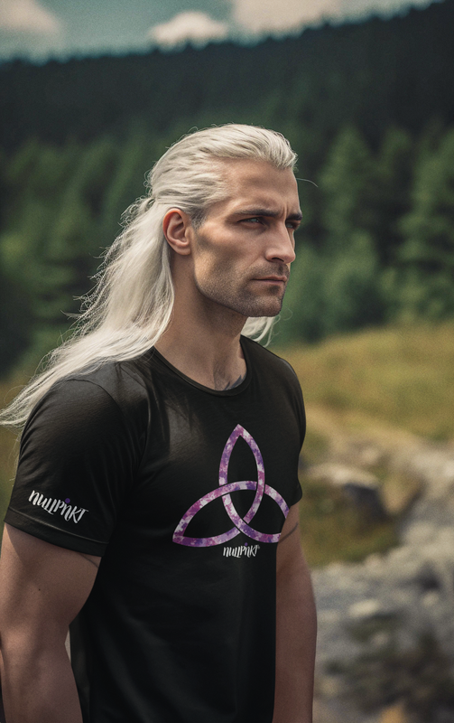 Nullpnkt his T-Shirt  Trinität Lila