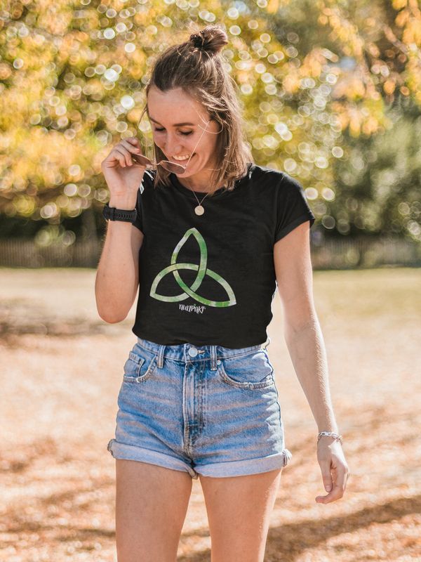 Nullpnkt her T-Shirt Trinität Grün