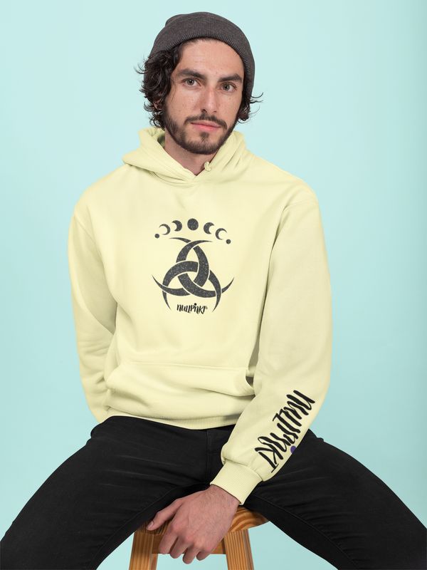 Nullpnkt his Hoodie Trinität Mond Black Glitzer