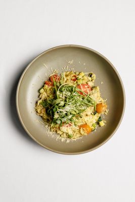 Pesto Chicken Risotto