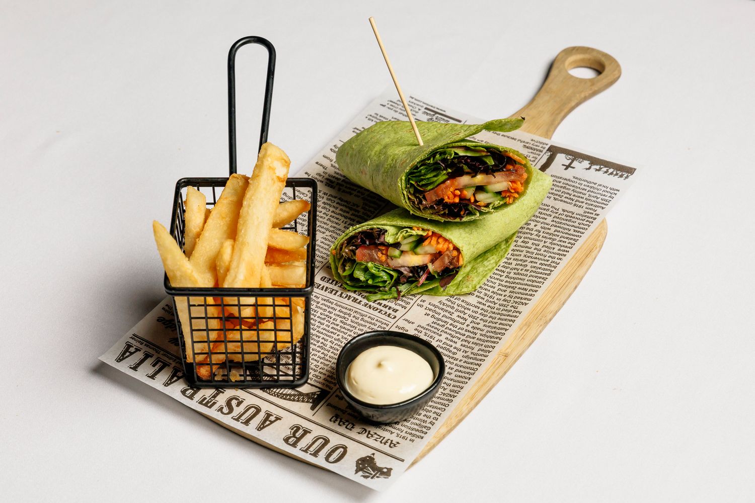 Salad Wrap &amp; Chips