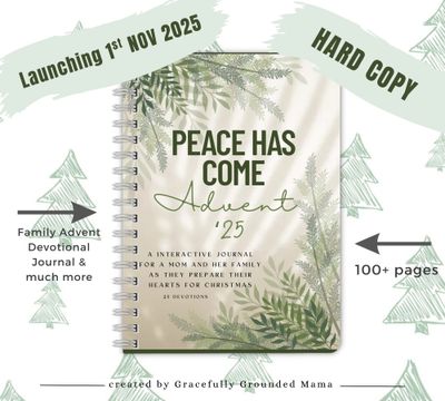 Peace Has Come - Family Advent Journal HARD COPY