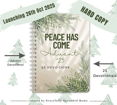 Peace Has Come 25 Advent Devotional - HARD COPY