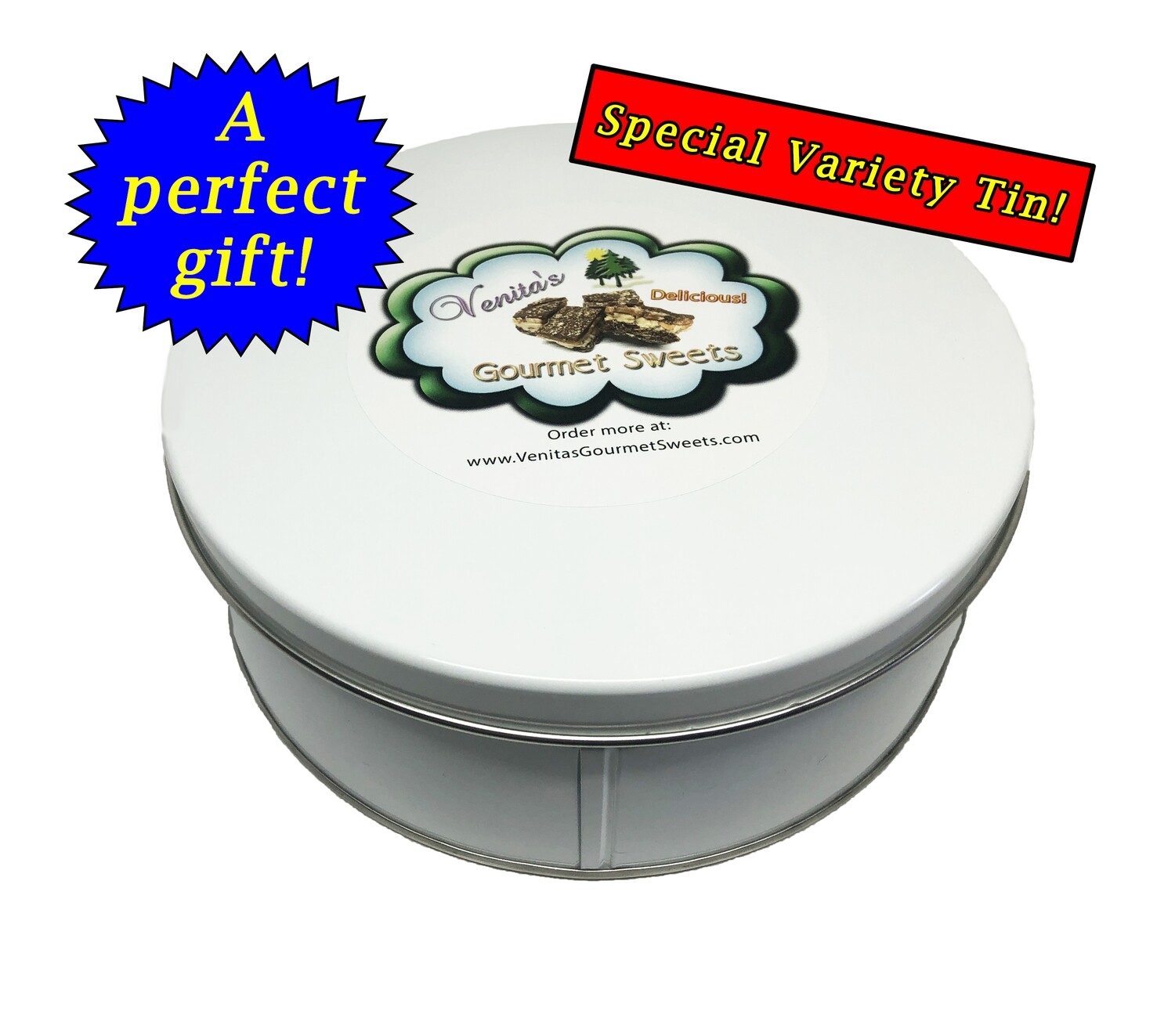 3-Flavor Variety Toffee Tin (20oz)