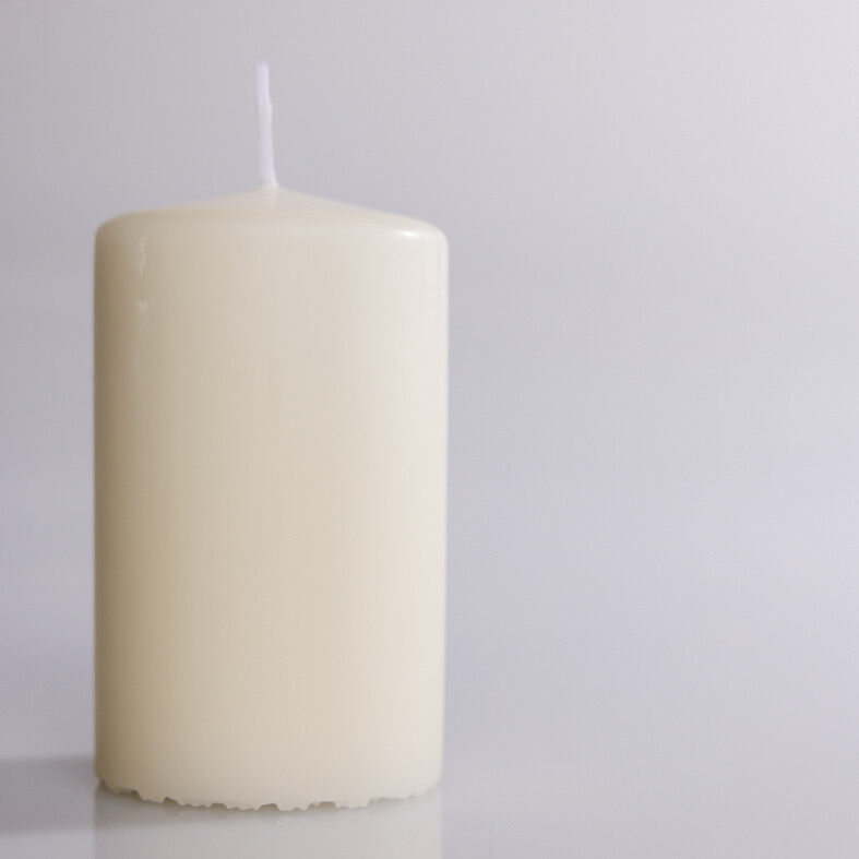 Pillar Candle Tray Woolwhite