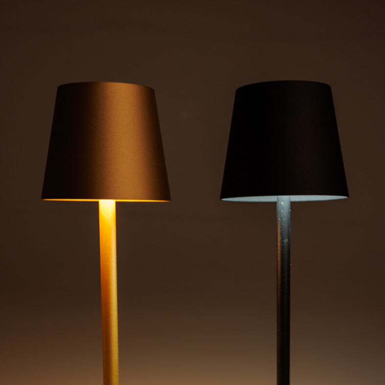 Tafellamp draadloos goud