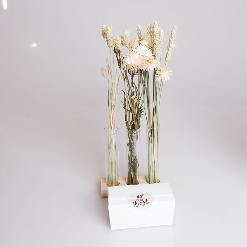 Giftbox droge bloemen / doosje zeevruchten