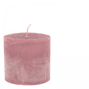 Bert candle ø10x10 coralred