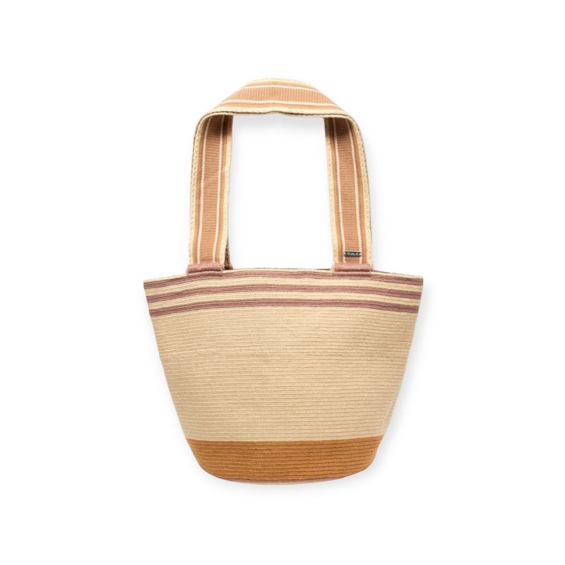 Geometric round tote | Chai