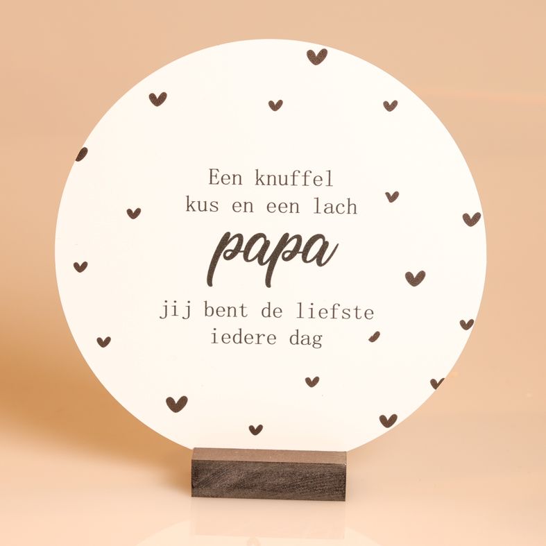 Papa met voetje