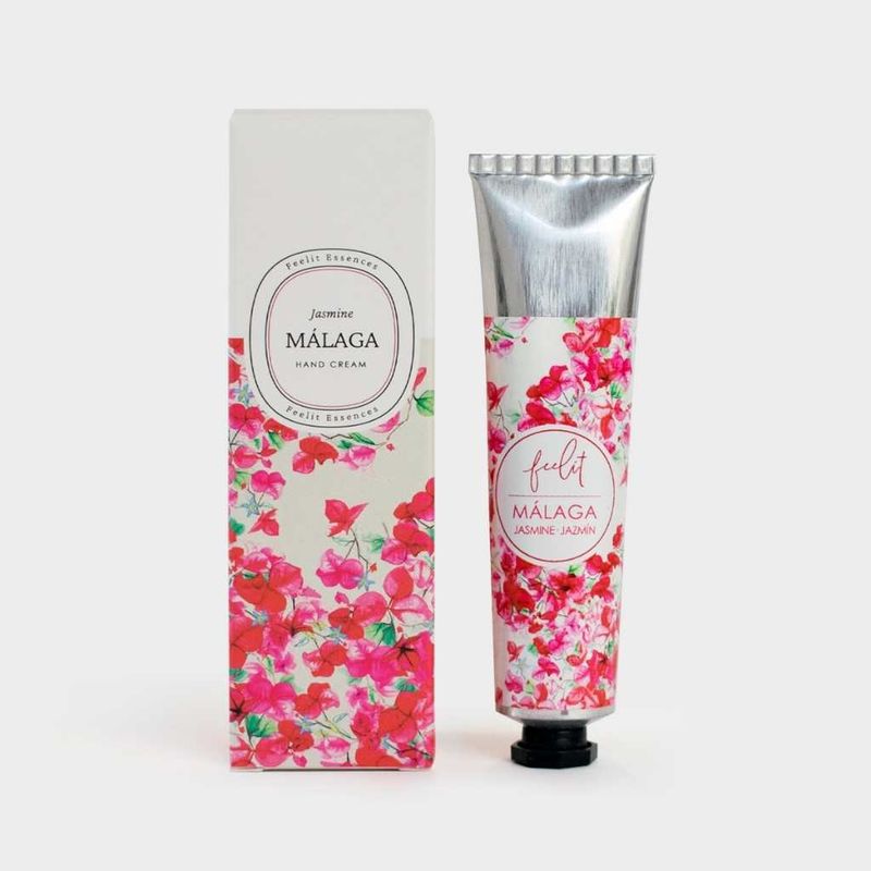handcrèmes uit de Málaga-collectie, met jasmijngeur.