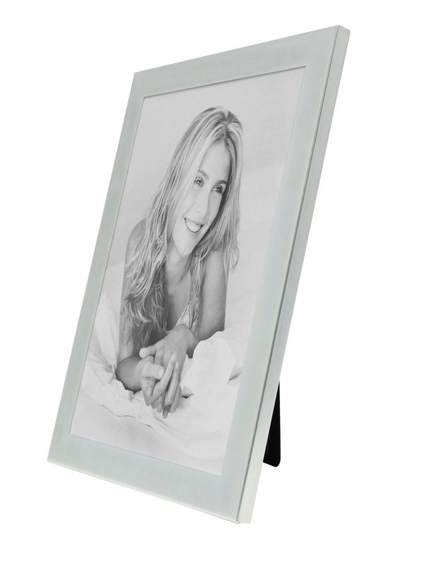Fotokader in matte zilverkleur 13/18 cm