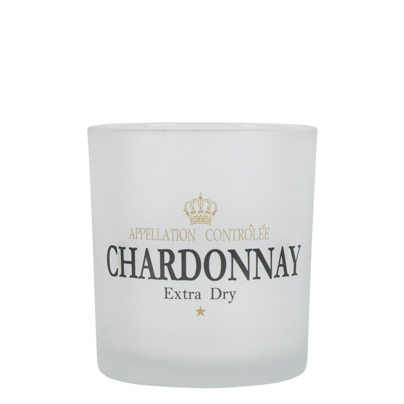 windlicht wijn chardonnay wit small 8cm