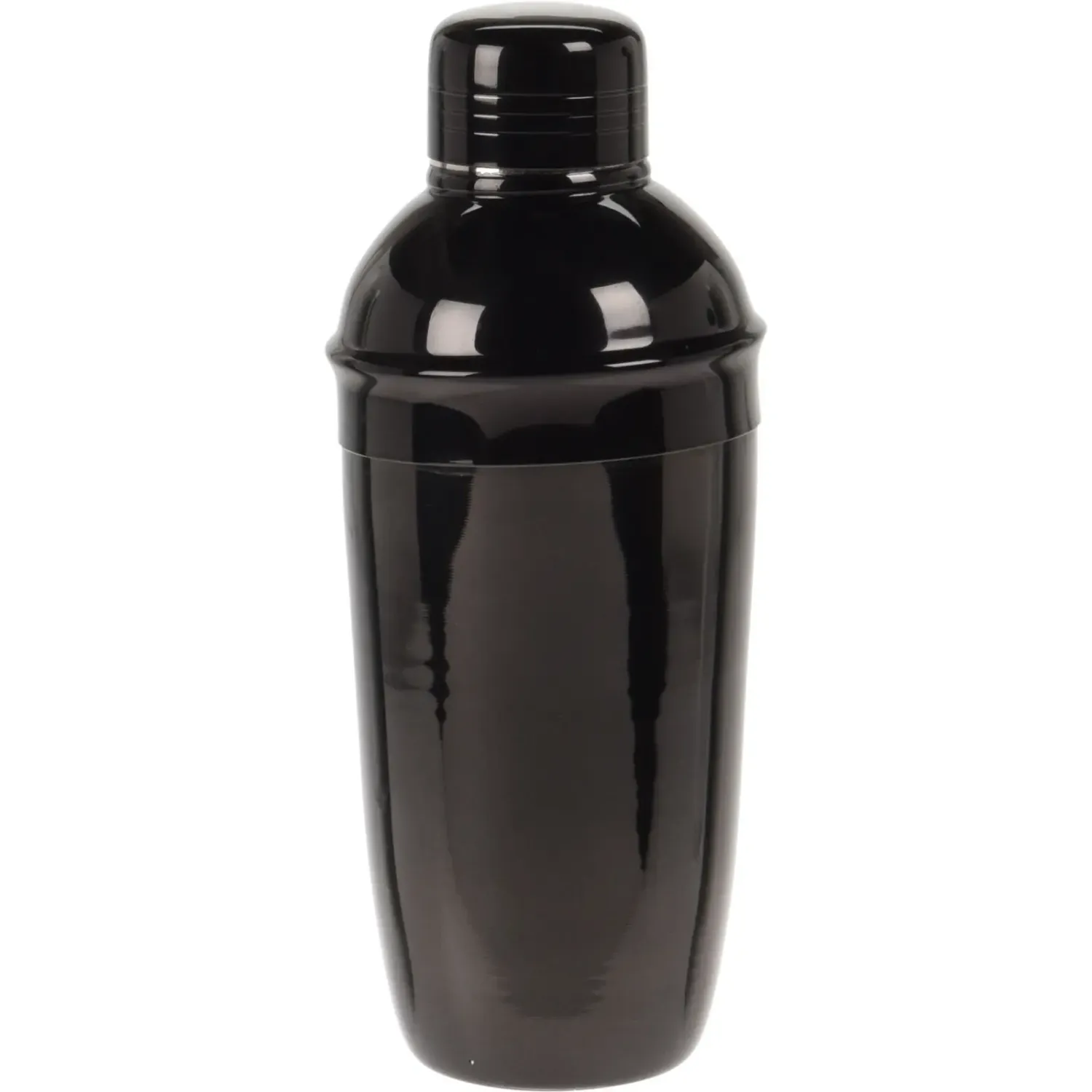 Cocktail shaker RVS zwart 500 ml