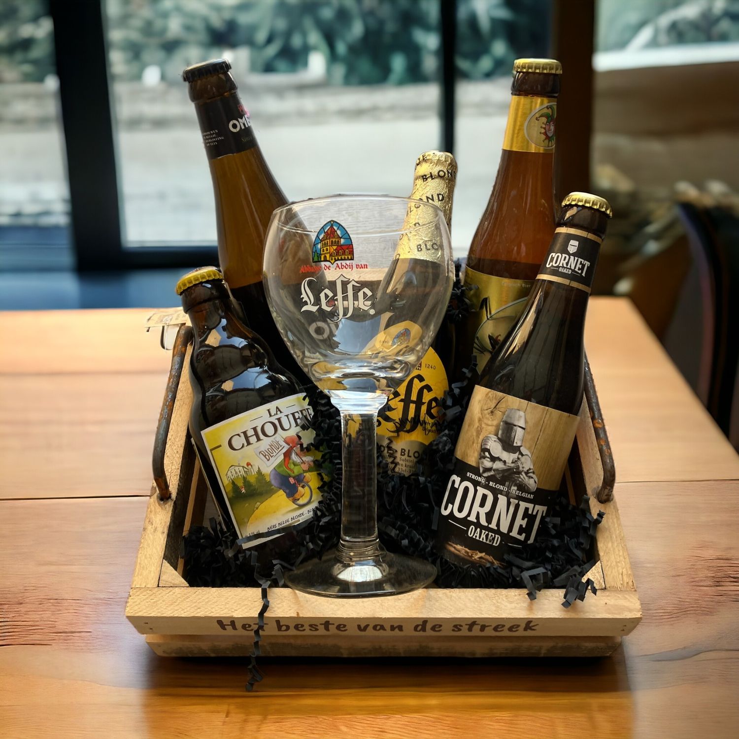 Het beste van de streek - 5 biertjes met glas