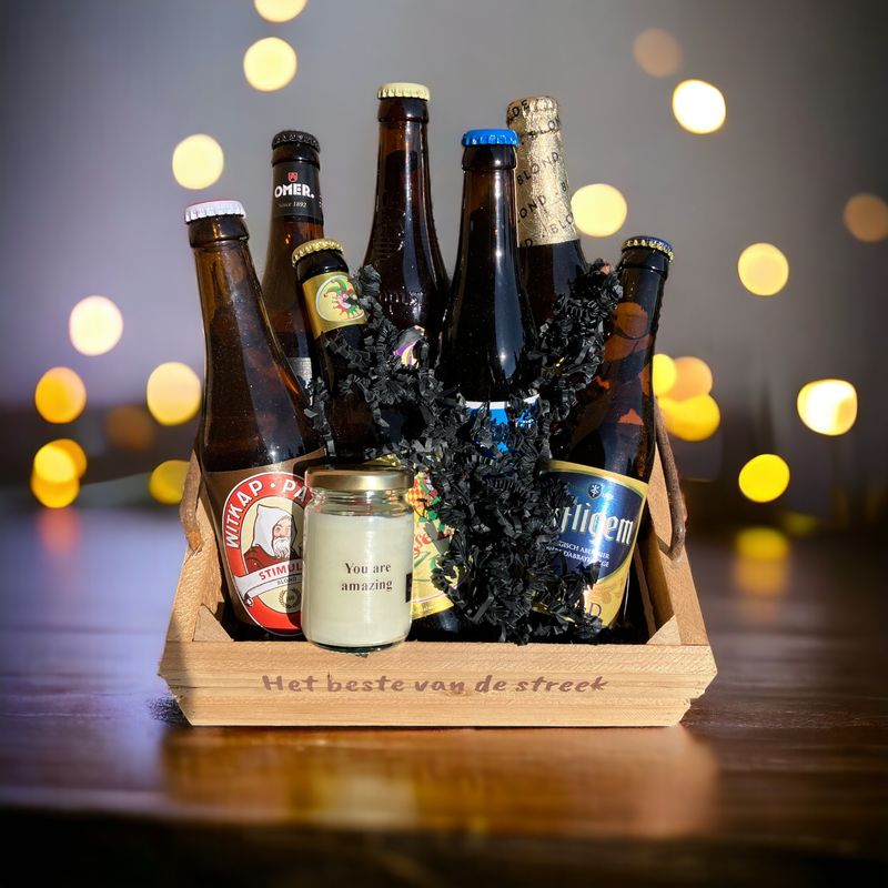 Het beste van de streek met 7 biertjes en een The Spot kaarsje