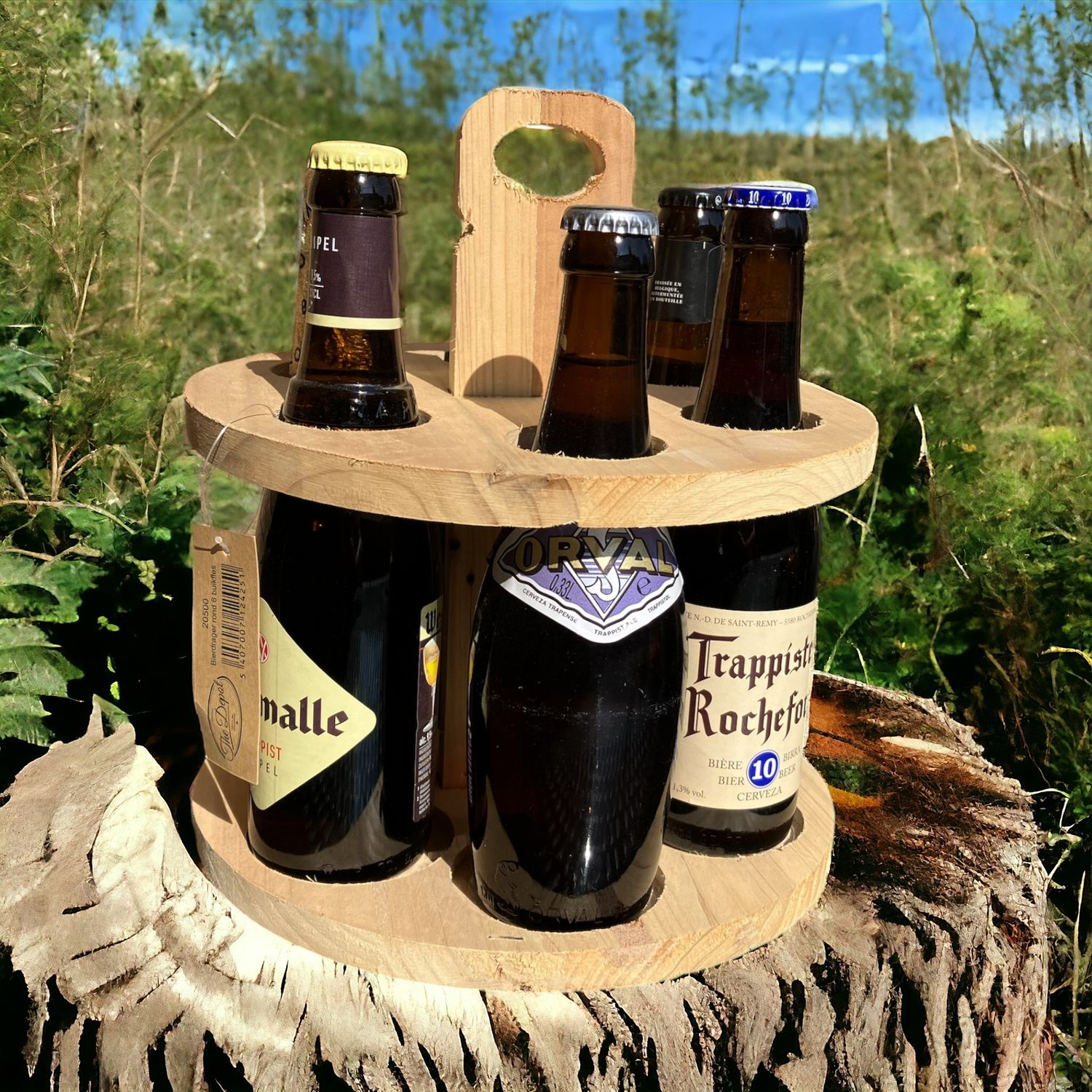 Rondje bier met 6 flesjes zware bieren