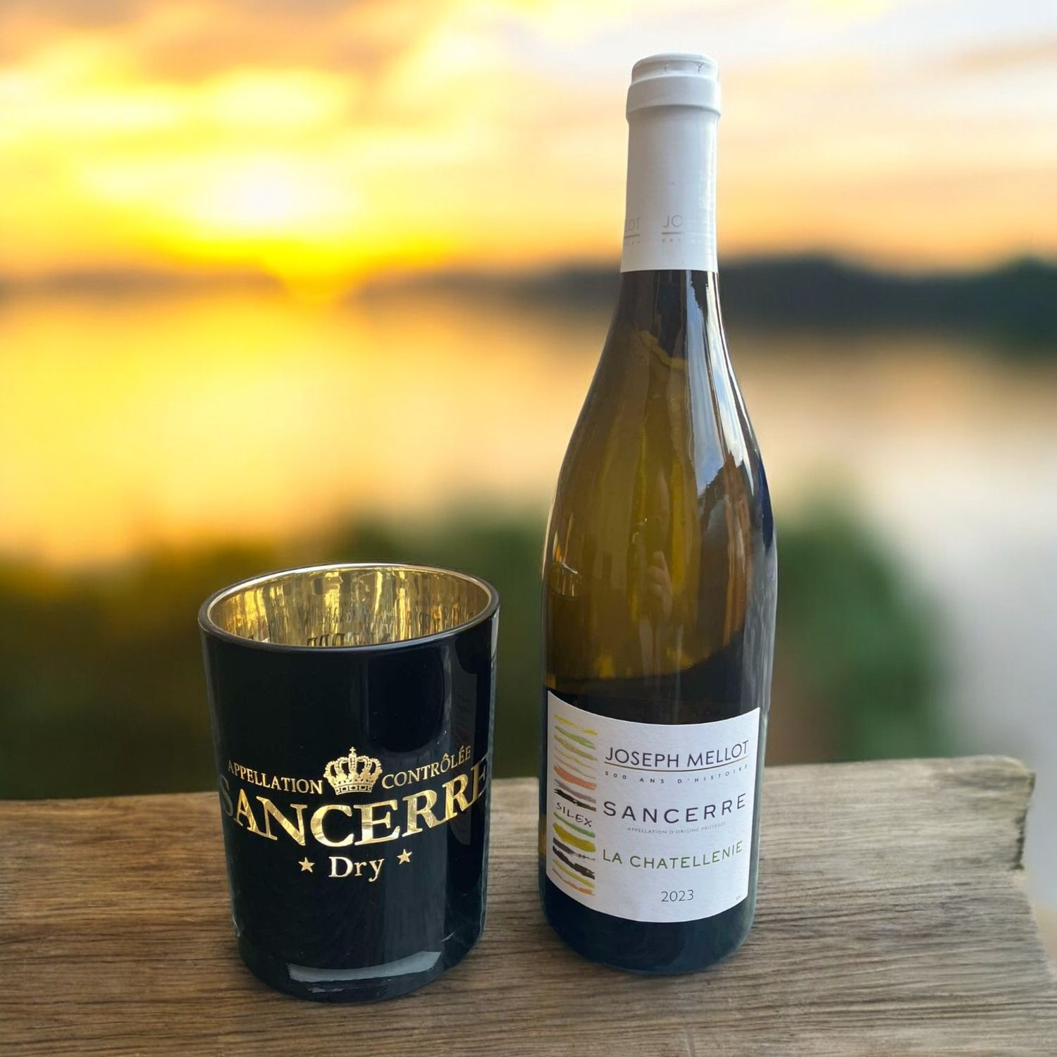 Joseph Mellot Sancerre 2023 Met theelichthouder Sancerre